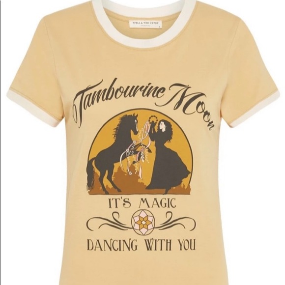 Spell Tops - Spell & the Gypsy Tambourine Moon Tee L